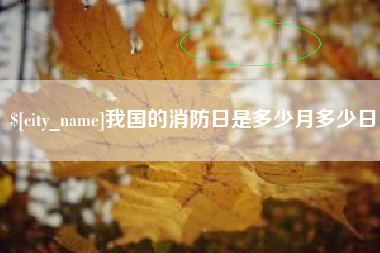 信阳我国的消防日是多少月多少日