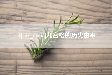 信阳九宫格的历史由来