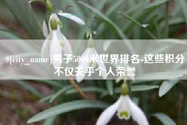 信阳男子5000米世界排名-这些积分不仅关乎个人荣誉