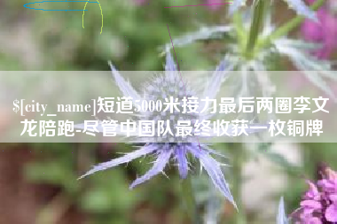 信阳短道5000米接力最后两圈李文龙陪跑-尽管中国队最终收获一枚铜牌