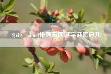 信阳排列五图谜字谜汇总九