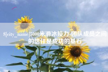 信阳5000米滑冰接力-团队成员之间的信任是成功的基石
