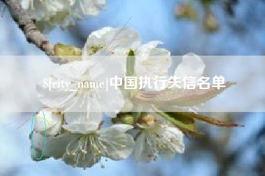 信阳中国执行失信名单