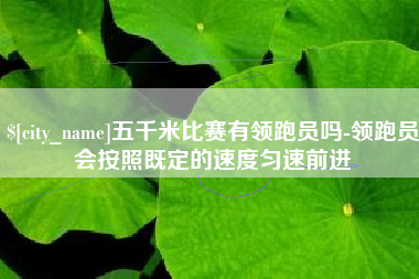信阳五千米比赛有领跑员吗-领跑员会按照既定的速度匀速前进