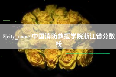 信阳中国消防救援学院浙江省分数线