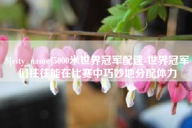 信阳5000米世界冠军配速-世界冠军们往往能在比赛中巧妙地分配体力