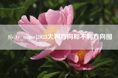信阳2025大利方向和不利方向图