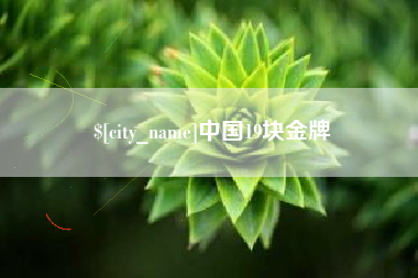 信阳中国19块金牌