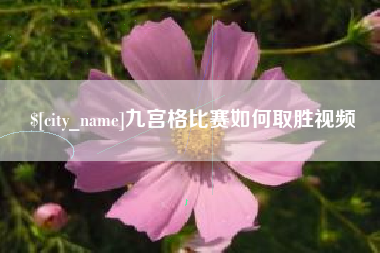 信阳九宫格比赛如何取胜视频