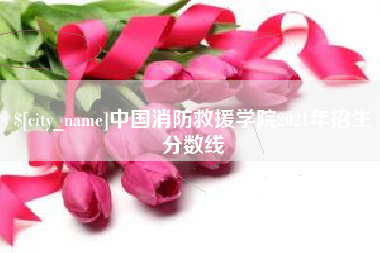 信阳中国消防救援学院2021年招生分数线