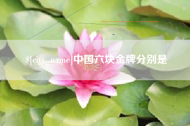 信阳中国六块金牌分别是