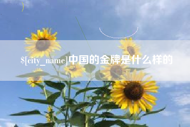 信阳中国的金牌是什么样的