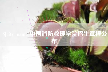 信阳中国消防救援学院招生章程公布!